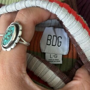 BDG colorful ribbed turtleneck